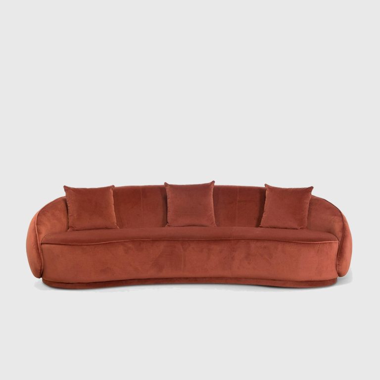 Dolphin Velvet Sofa