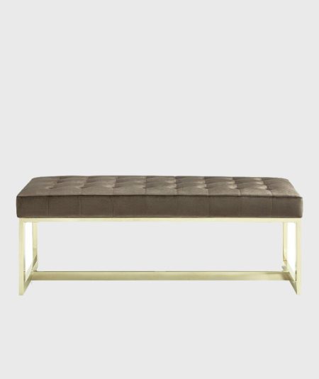 Golden Starline Ottoman Bench
