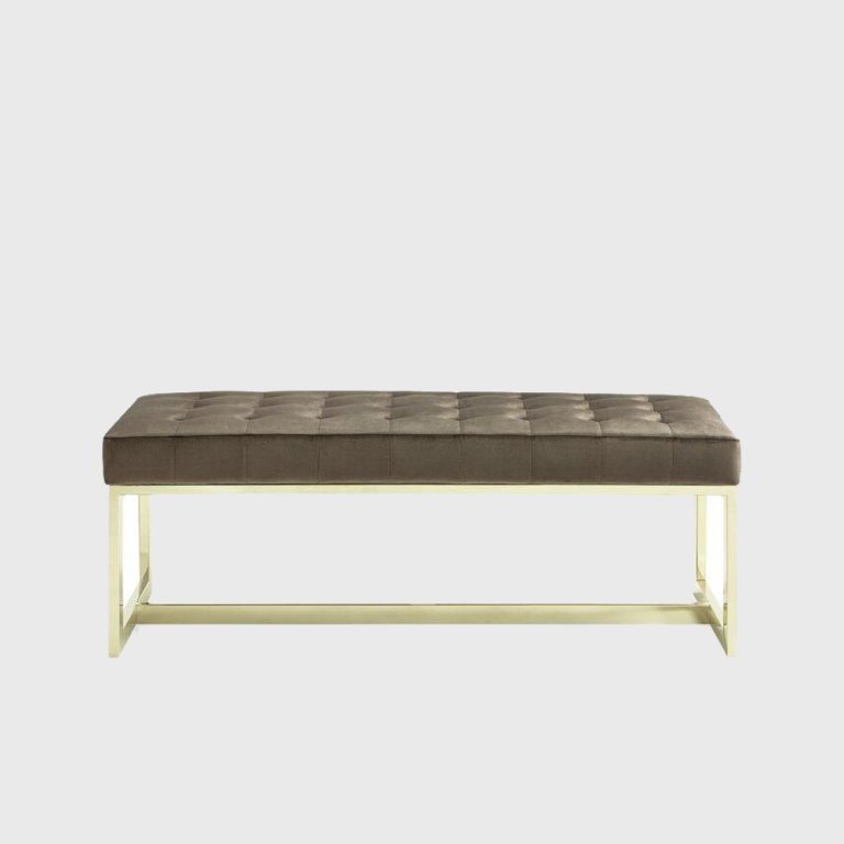 Golden Starline Ottoman Bench