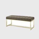 Golden Starline Ottoman Bench - Image 2