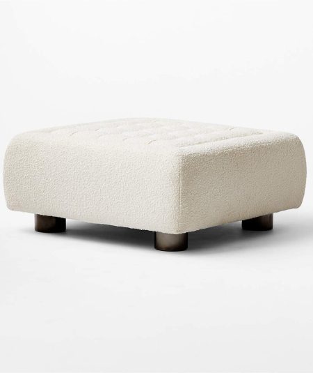 Fells Boucle Large Tufted Ottoman