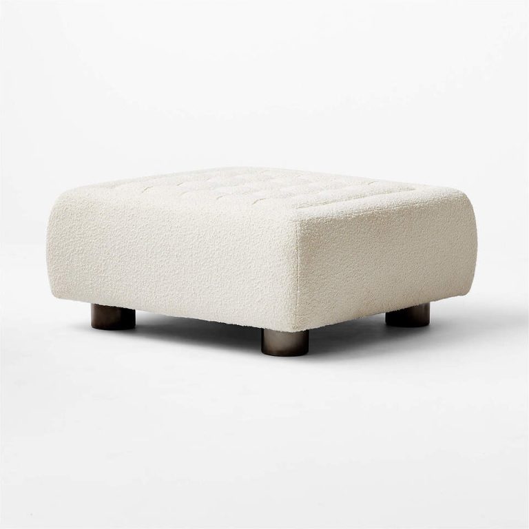 Fells Boucle Large Tufted Ottoman