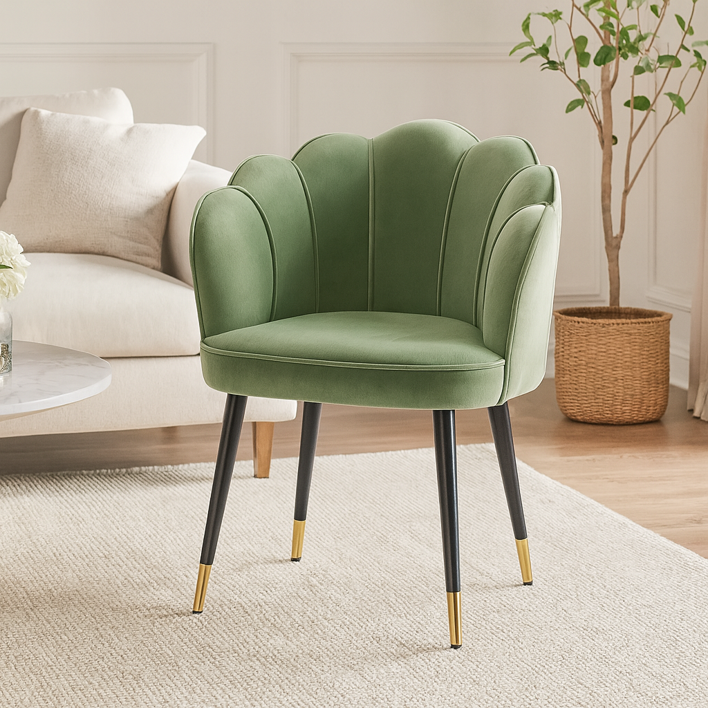 Velvet Accent Chair - Image 2