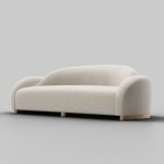 Curvao Boucle Sofa - Image 2