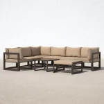 David Metal 7 Person Outdoor Seating - Image 5
