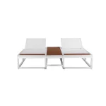 Fifa Metal Double Outdoor Chaise - Image 8
