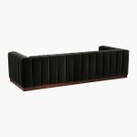 Forte Charcoal Velvet Sofa - Image 3