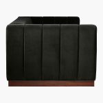 Forte Charcoal Velvet Sofa - Image 4