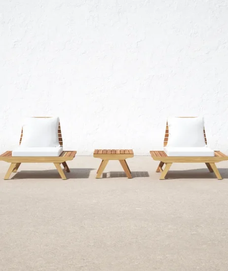 Malmo Acacia Solid Wood 2 Outdoor Seating