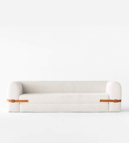 Alexa White Sleeper Sofa