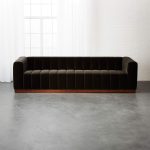 Forte Charcoal Velvet Sofa - Image 5