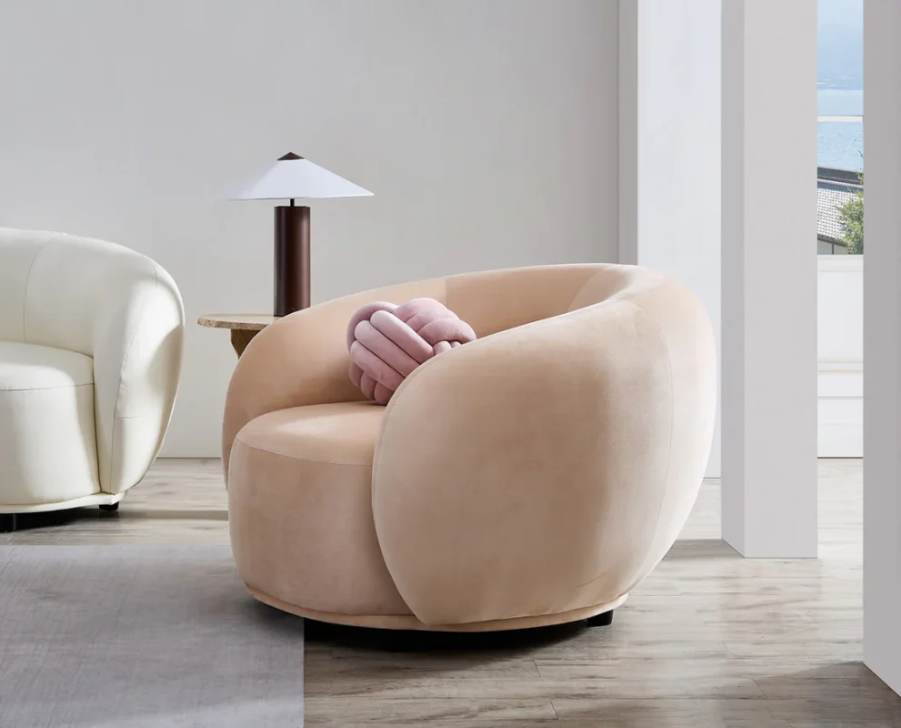 Curvo Armchair-Velvet - Image 7
