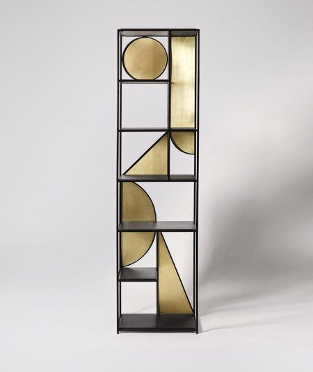 Pablo Shelving, Black & Brass