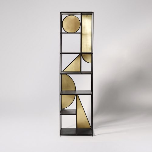 Pablo Shelving, Black & Brass