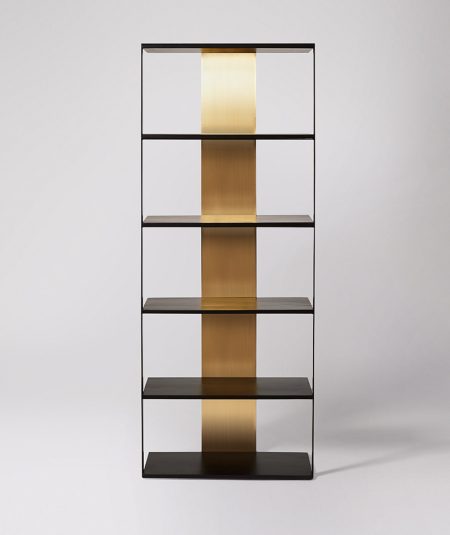 Loretta Shelving, Black & Brass