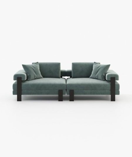 Davis Blue Sofa