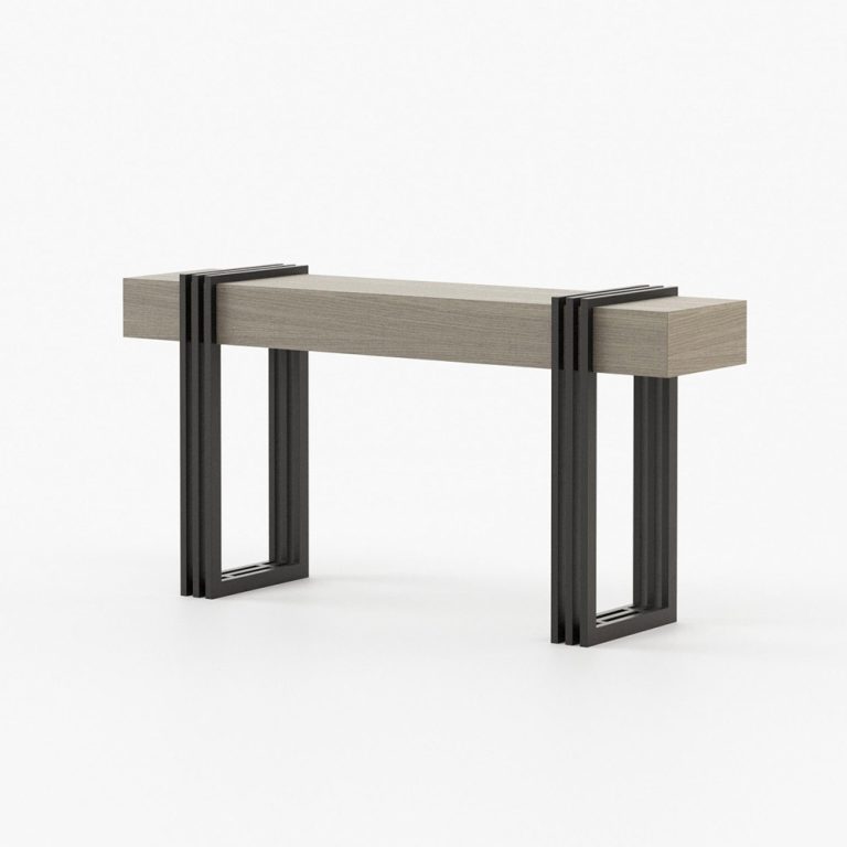 Evelyn Console Aged Oak Matte