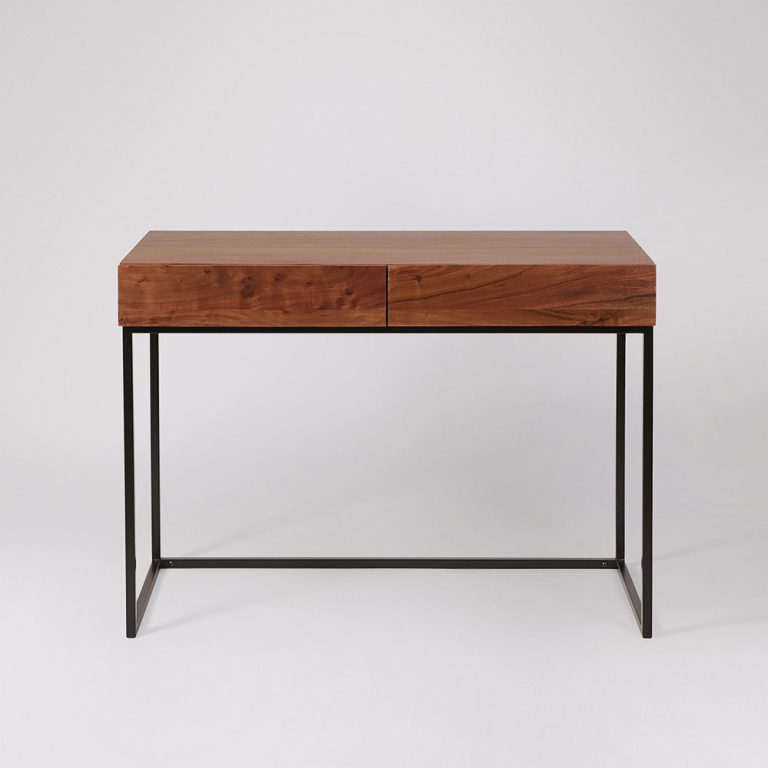 Brody Matt Black Wooden Desk
