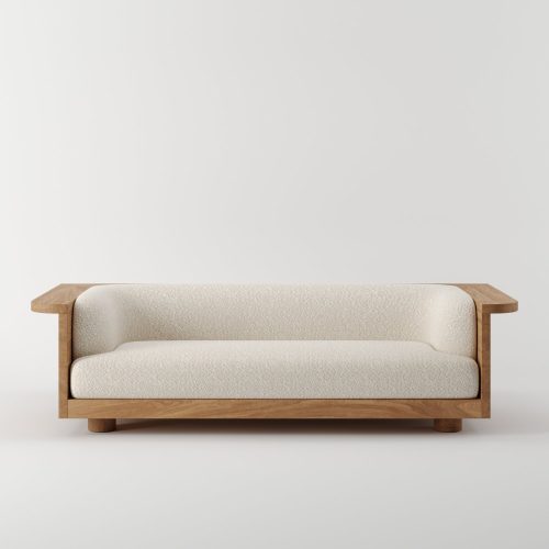 Nervaller Wood Sofa
