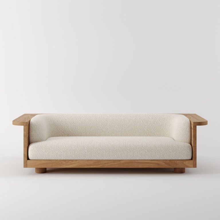 Nervaller Wood Sofa