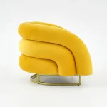 Ron Creative Velvet Accent Chair - Image 5
