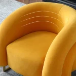 Ron Creative Velvet Accent Chair - Image 6