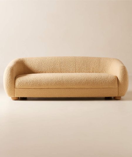 Lazza Camel Brown Boucle Sofa