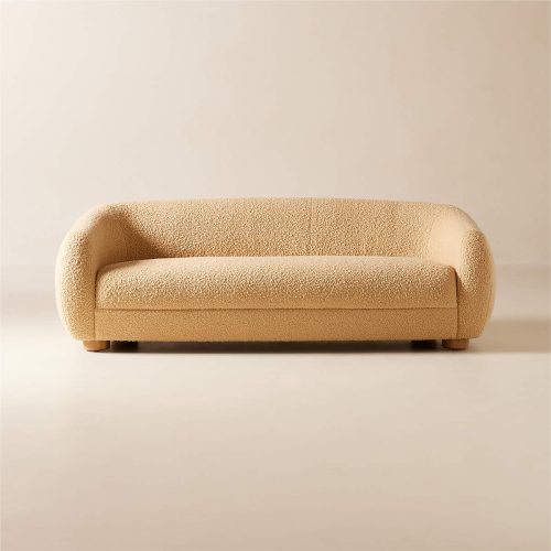 Lazza Camel Brown Boucle Sofa