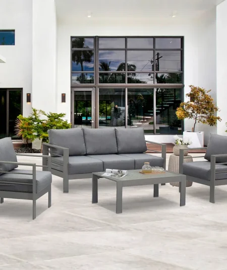 4 Piece MS Outdoor Sectional Seating