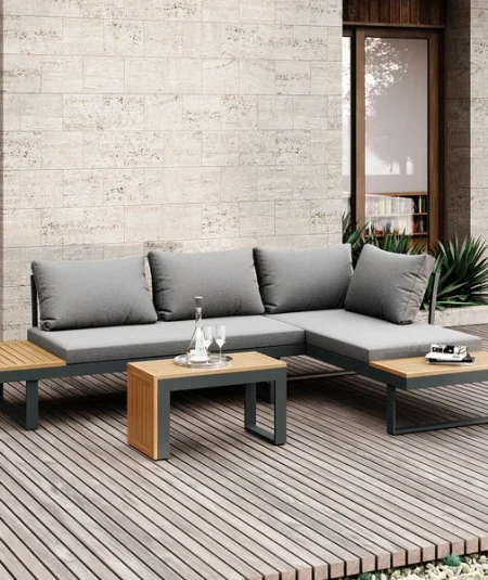 3-Pieces Sectional Outdoor Sofa Set