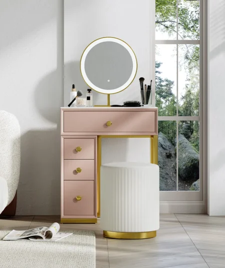 Charm Makeup Vanity Table Set