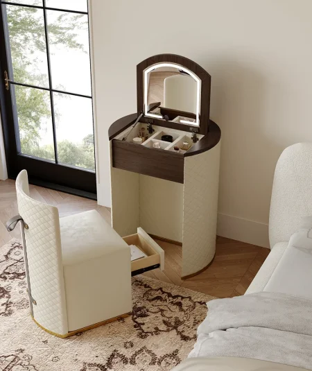 Classy Makeup Vanity Table Set