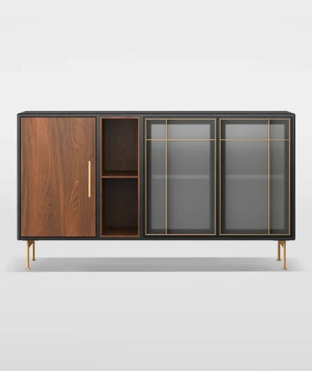 Norway Modern Sideboard Buffet 3 Door Cabinet