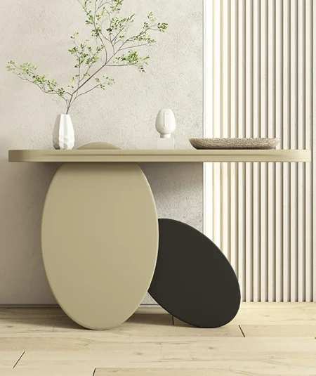 Oval Console Table