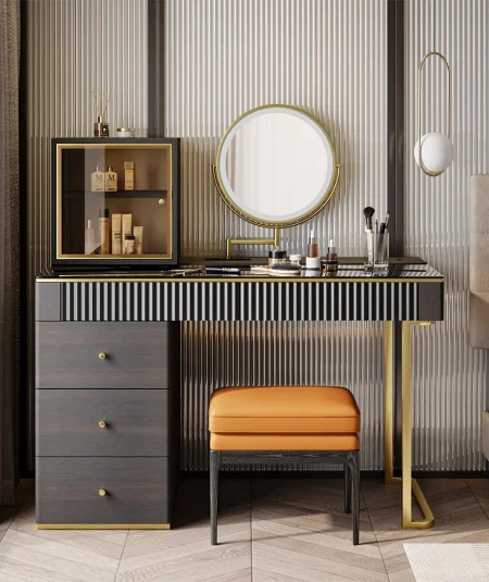 Mateo Makeup Vanity Table Set