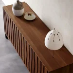 Wave Walnut Sideboard Buffet - Image 4