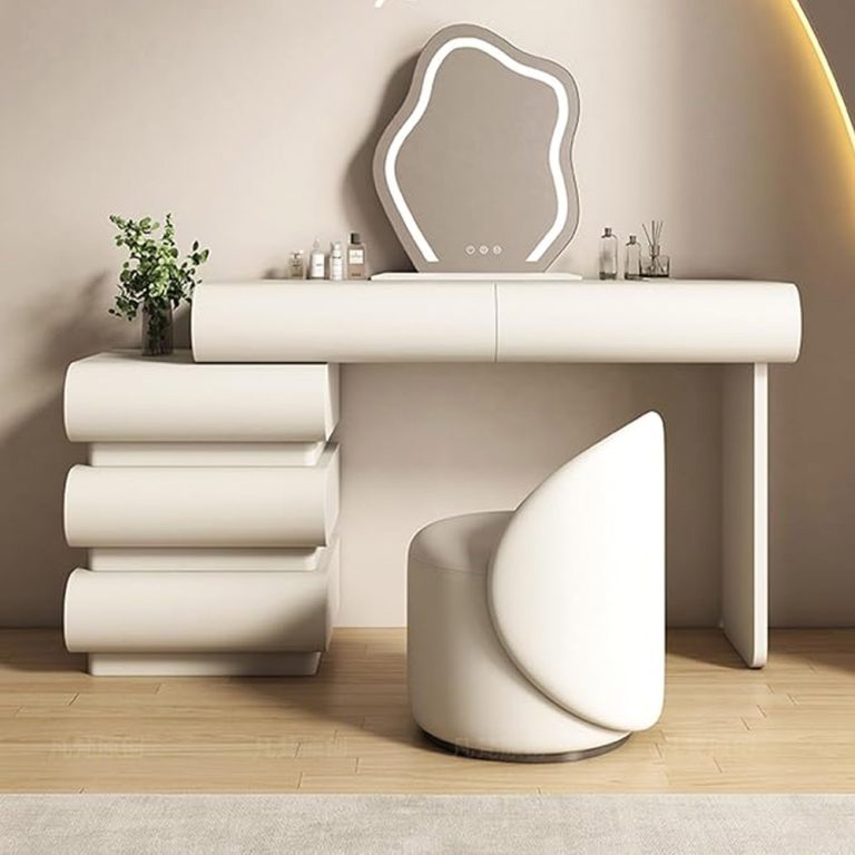 Elijah Luxury Makeup Vanity Table Set