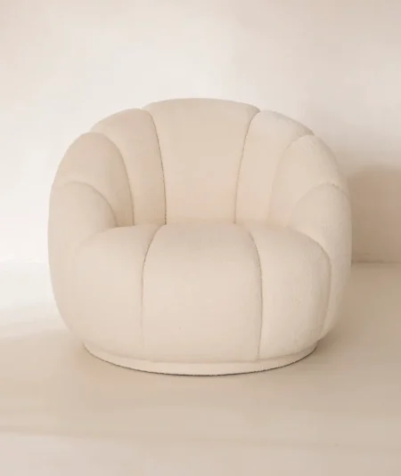 Frida cream armchair