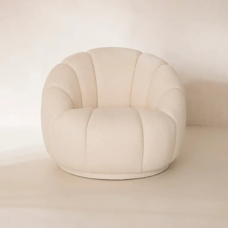 Frida cream armchair