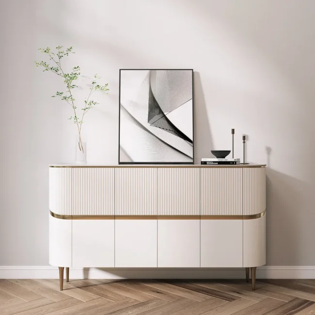 Credenza White Sideboard Buffet