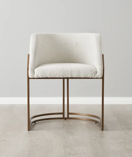 Laura Cream Boucle Dining Chair
