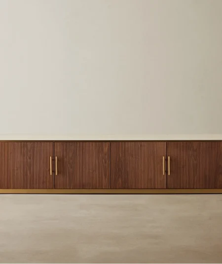 Roberto Walnut Veneer Tv Unit