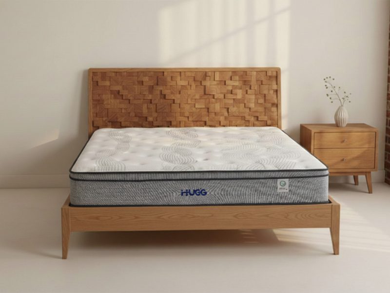 Hugg Memory Foam Mattress with pressure‑relief foam and breathable cover for modern bedrooms