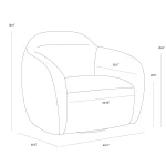 Tweet Swivel Lounge Chair - Image 10