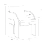 Baz Dining Armchair - Image 11