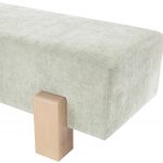 Chenille Fabric Bench - Image 3