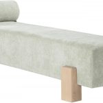 Chenille Fabric Bench - Image 6