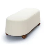 Jerry Boucle Large Ottoman - Image 3