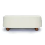 Jerry Boucle Large Ottoman - Image 2