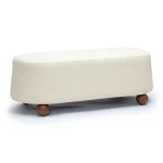 Jerry Boucle Large Ottoman - Image 5